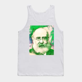 Anthony Trollope Green Portrait | Anthony Trollope Artwork 9 Tank Top